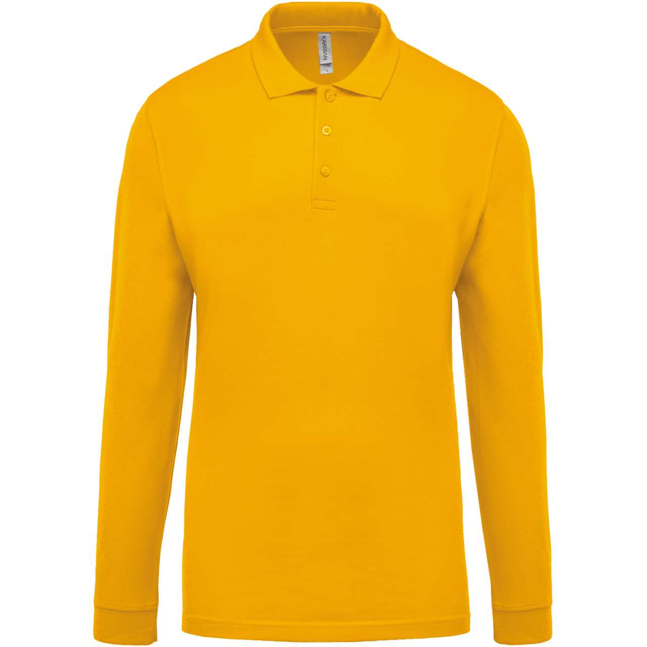 MEN'S LONG-SLEEVED PIQUÉ POLO SHIRT - Image 11
