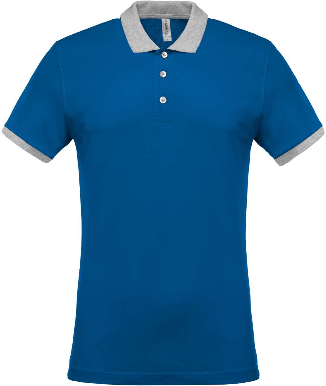 MEN'S TWO-TONE PIQUÉ POLO SHIRT - Image 3