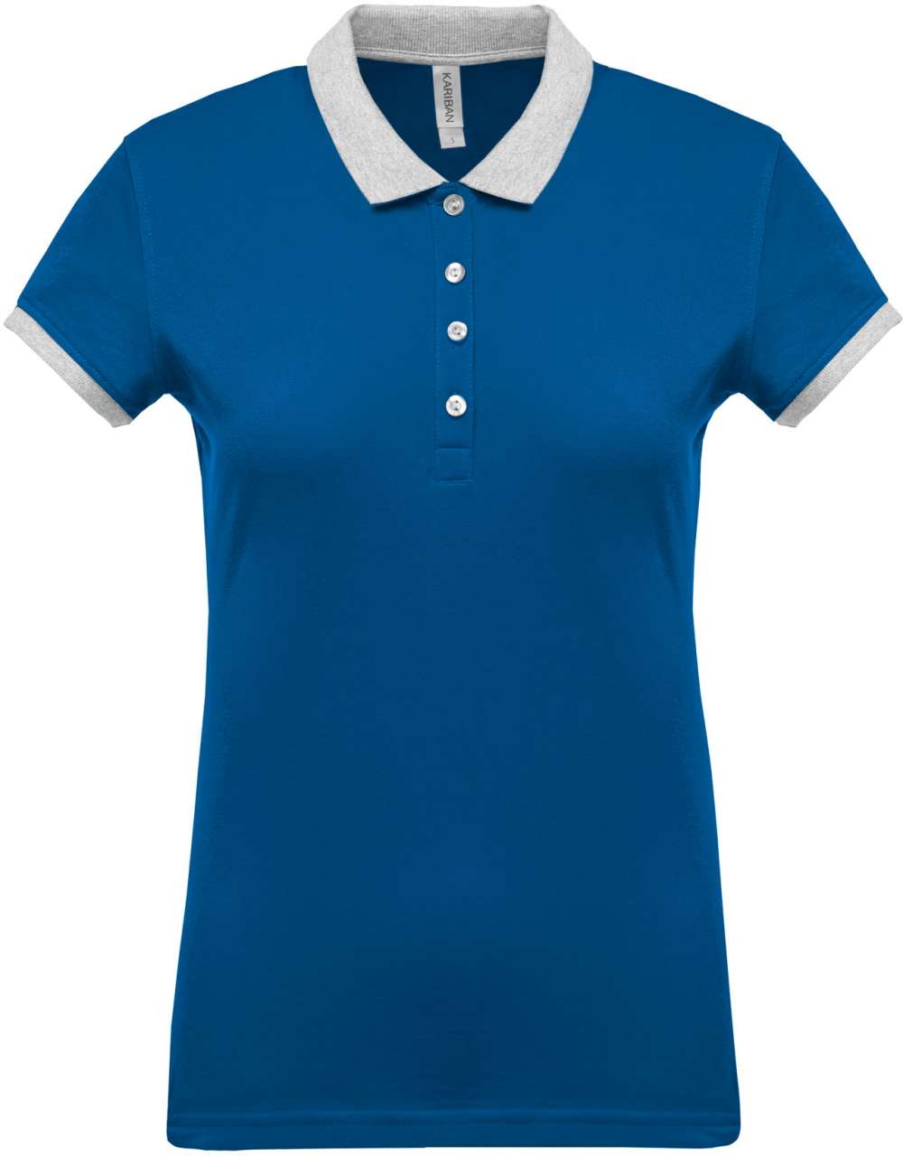 LADIES’ TWO-TONE PIQUÉ POLO SHIRT - Image 8