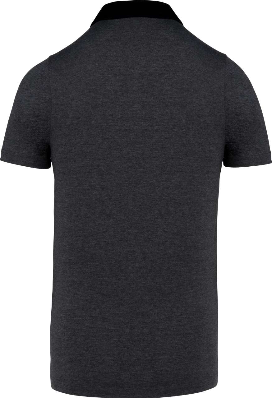 MEN'S TWO-TONE JERSEY POLO SHIRT - Image 4
