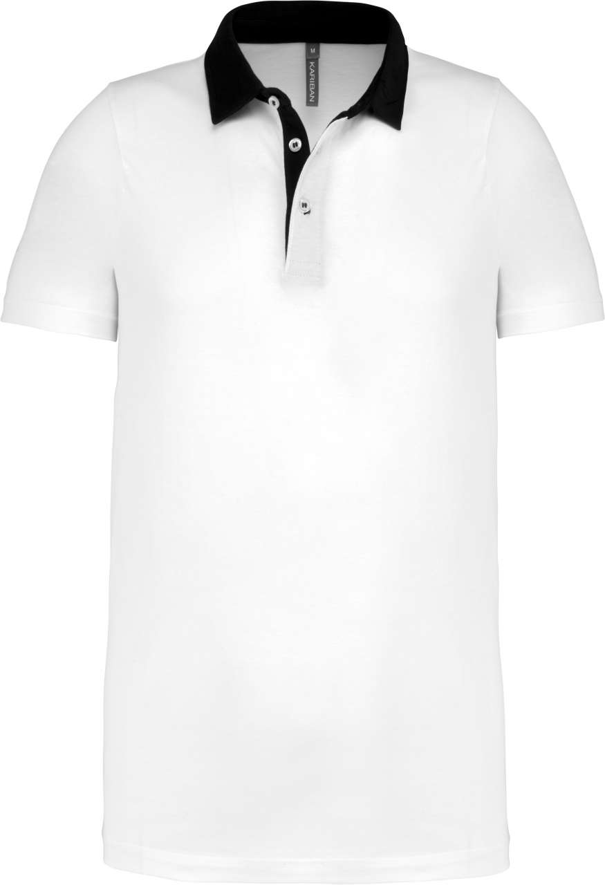 MEN'S TWO-TONE JERSEY POLO SHIRT - Image 7