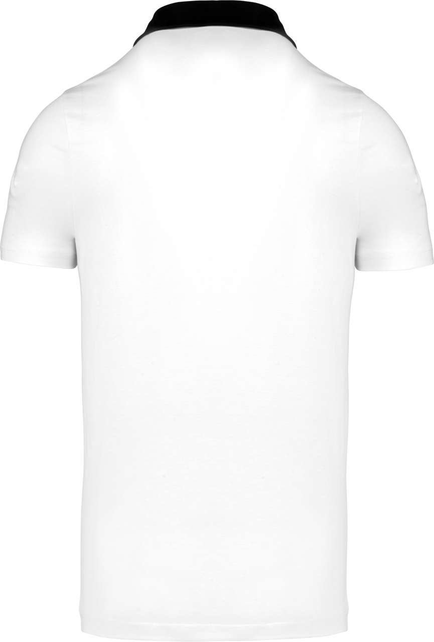 MEN'S TWO-TONE JERSEY POLO SHIRT - Image 2