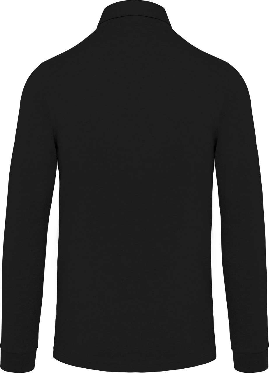 MEN'S LONG SLEEVED JERSEY POLO SHIRT - Image 5