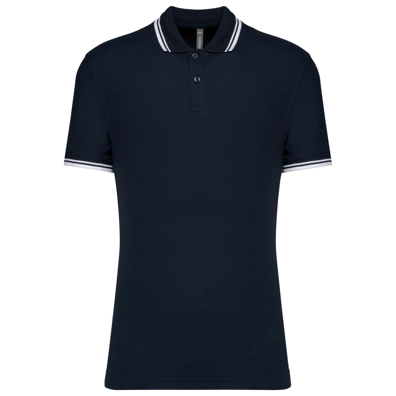 MEN'S 2 STRIPED SHORT SLEEVED POLOSHIRT