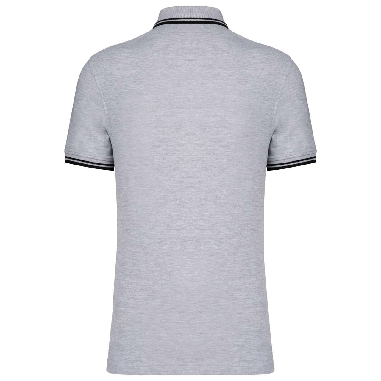 MEN'S 2 STRIPED SHORT SLEEVED POLOSHIRT - Image 8