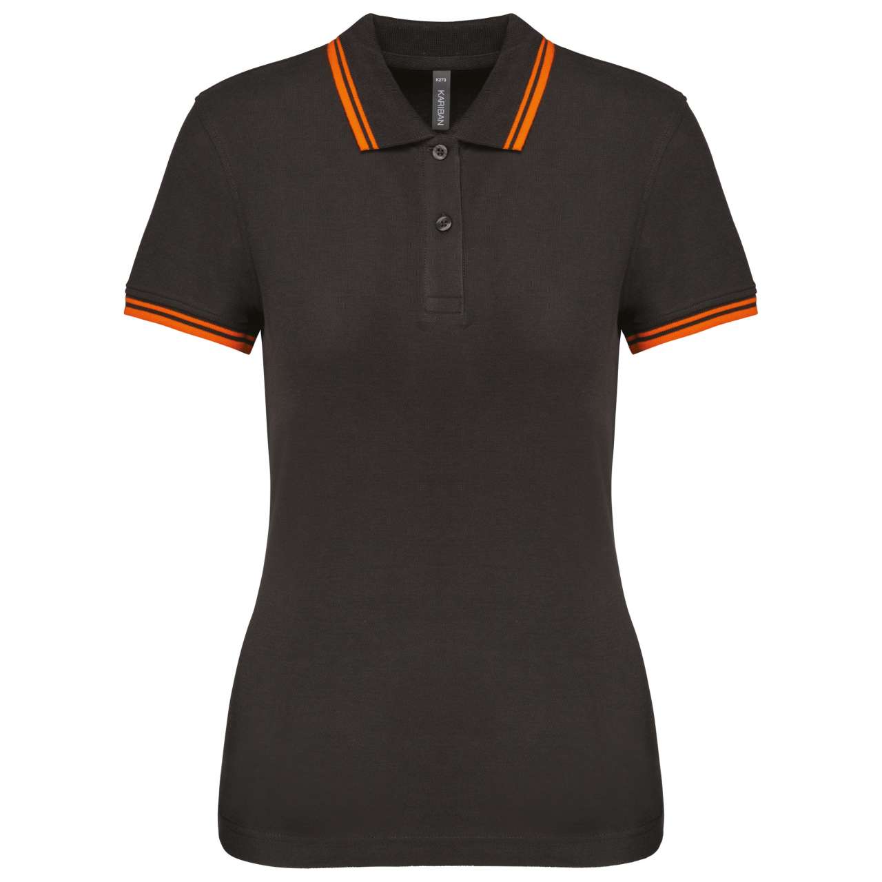 LADIE'S 2 STRIPED SHORT SLEEVED POLOSHIRT - Image 27