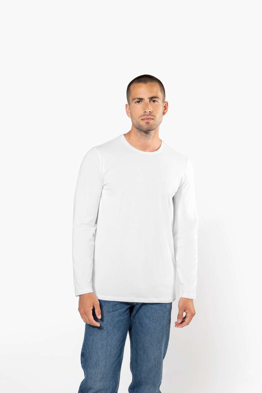 MEN'S LONG-SLEEVED CREW NECK T-SHIRT - Image 4