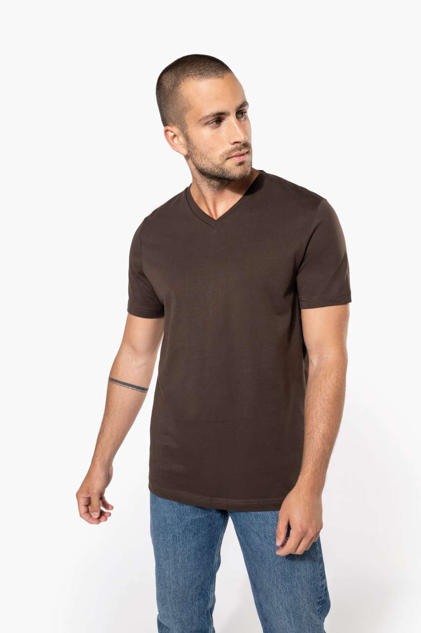 MEN'S SHORT-SLEEVED V-NECK T-SHIRT - Image 4