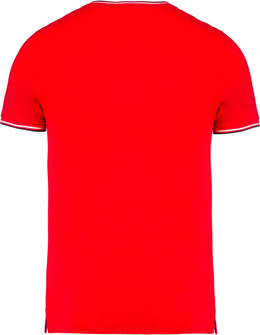 MEN'S PIQUÉ KNIT V-NECK T-SHIRT - Image 9