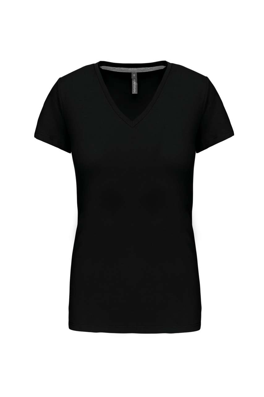 LADIES' SHORT-SLEEVED V-NECK T-SHIRT - Image 10