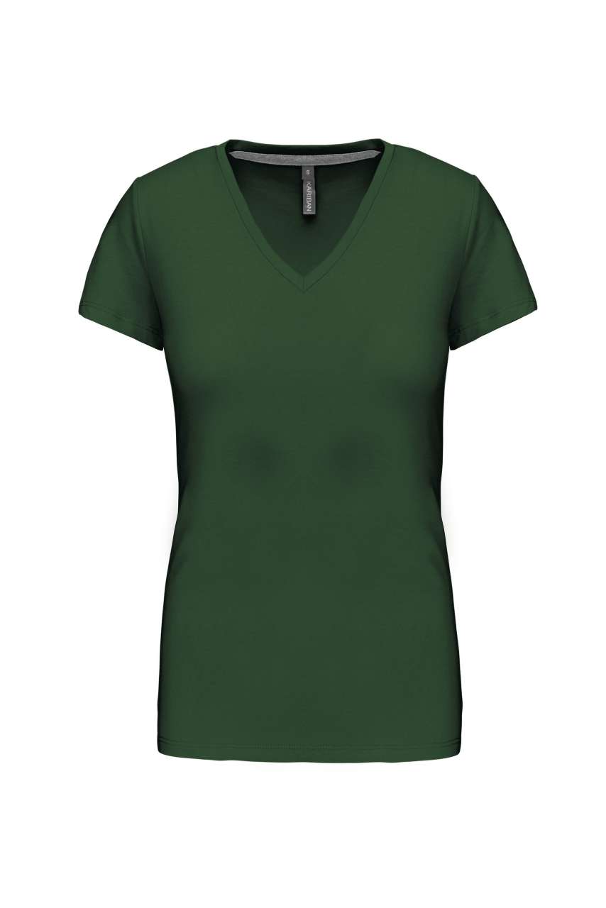 LADIES' SHORT-SLEEVED V-NECK T-SHIRT - Image 9
