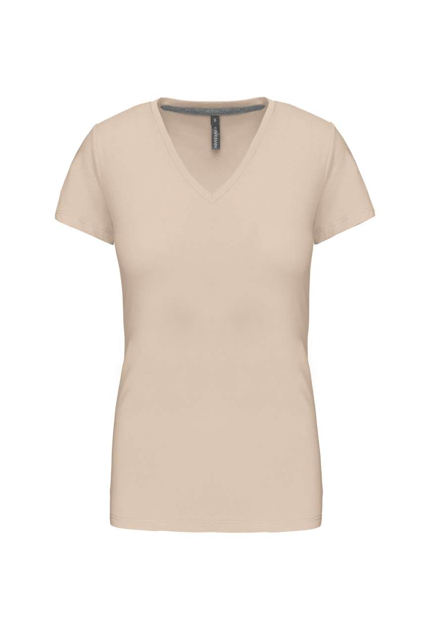 LADIES' SHORT-SLEEVED V-NECK T-SHIRT - Image 20