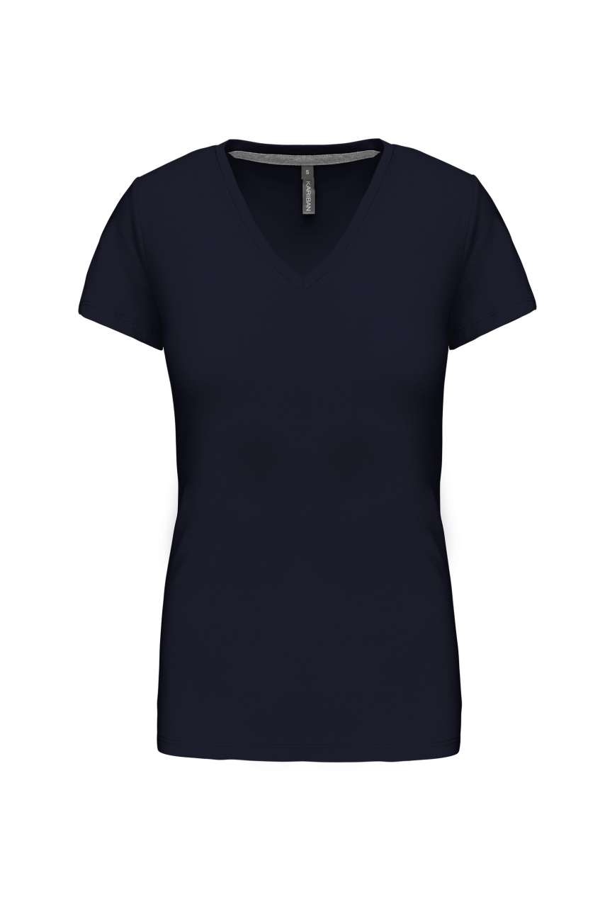 LADIES' SHORT-SLEEVED V-NECK T-SHIRT - Image 17