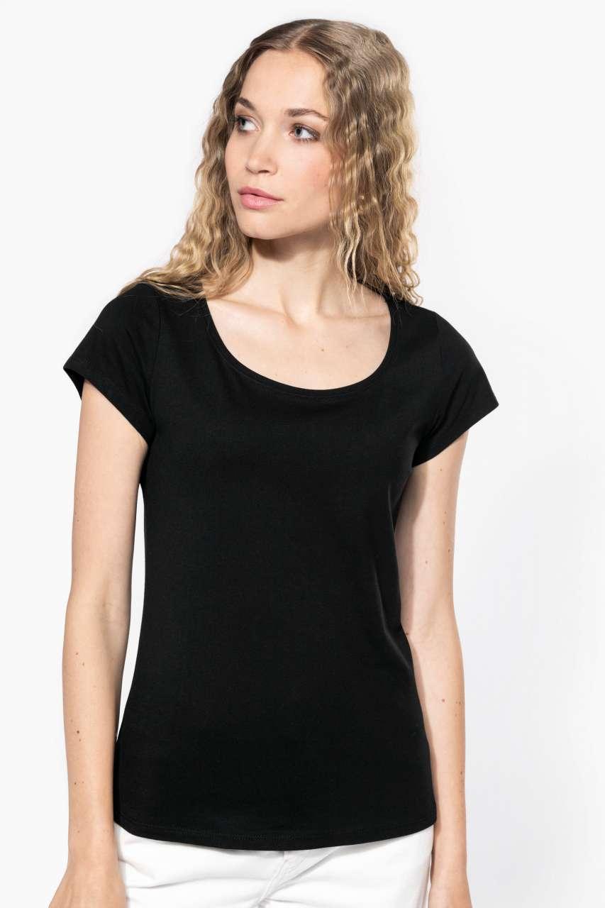 LADIES’ BOAT NECK SHORT-SLEEVED T-SHIRT - Image 6