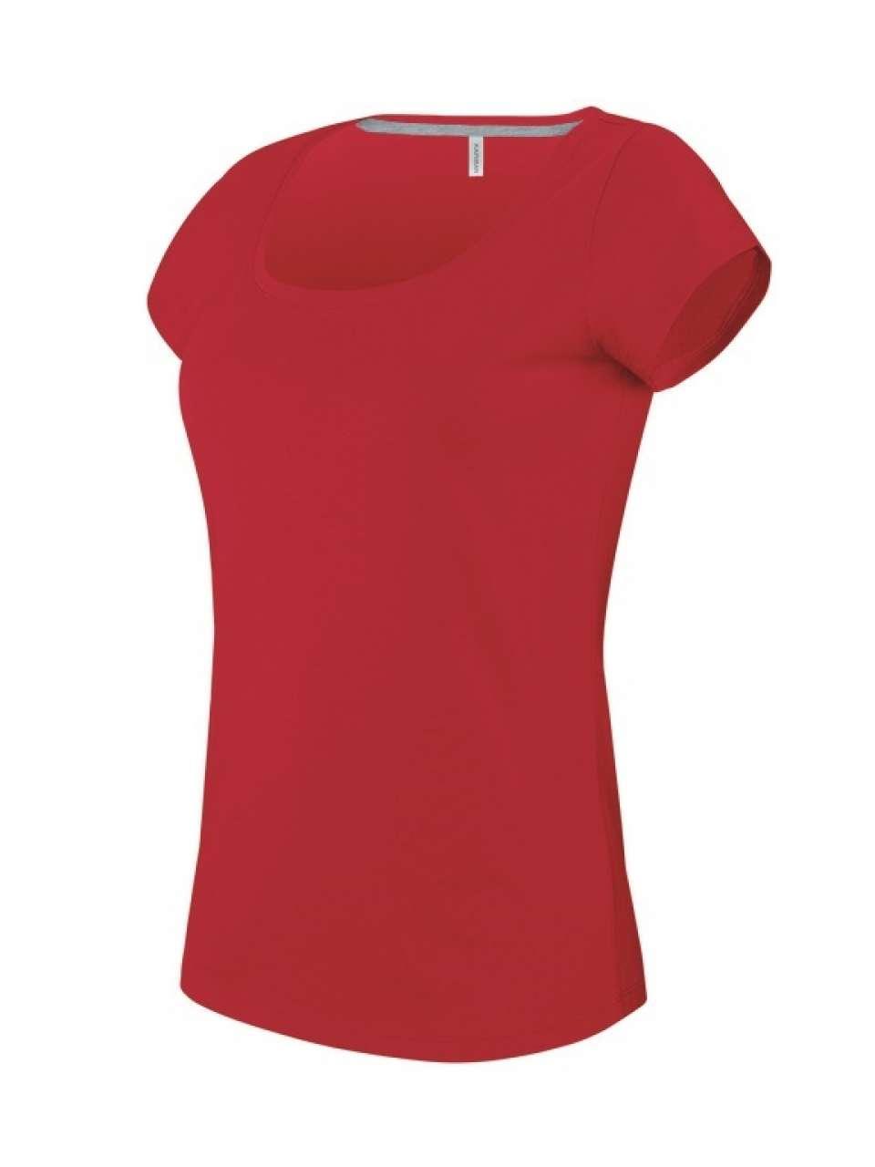 LADIES’ BOAT NECK SHORT-SLEEVED T-SHIRT - Image 3