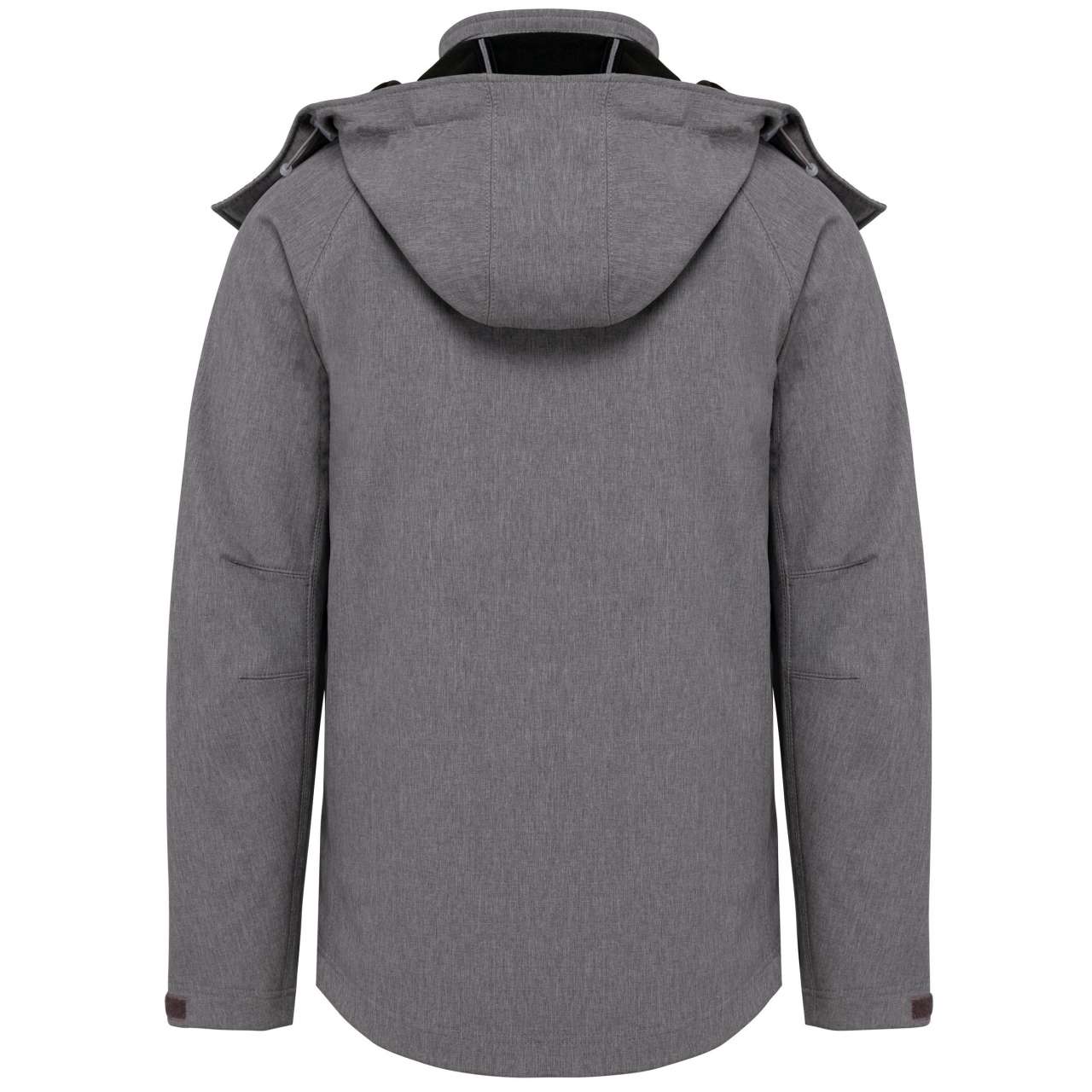 MEN'S DETACHABLE HOODED SOFTSHELL JACKET - Image 9