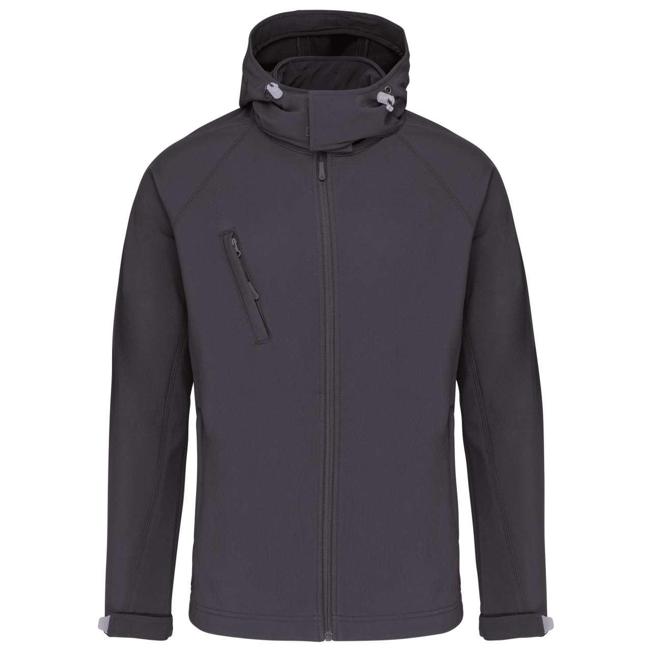 MEN'S DETACHABLE HOODED SOFTSHELL JACKET - Image 7