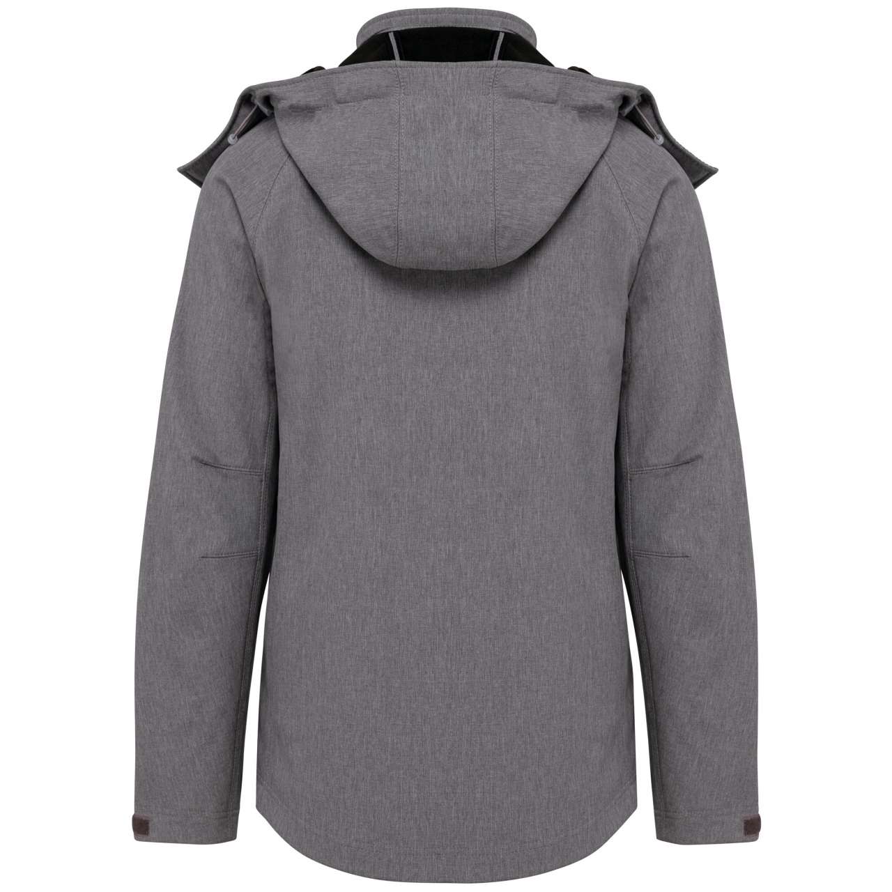 LADIES' DETACHABLE HOODED SOFTSHELL JACKET - Image 6