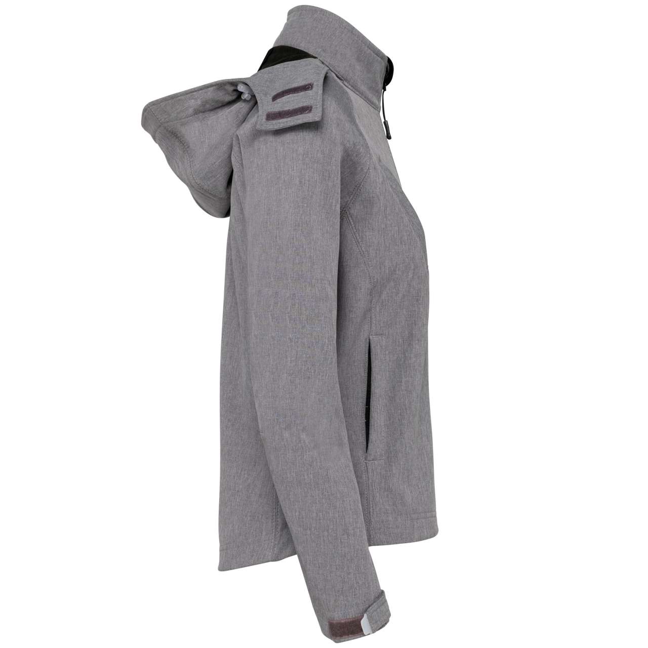 LADIES' DETACHABLE HOODED SOFTSHELL JACKET - Image 21