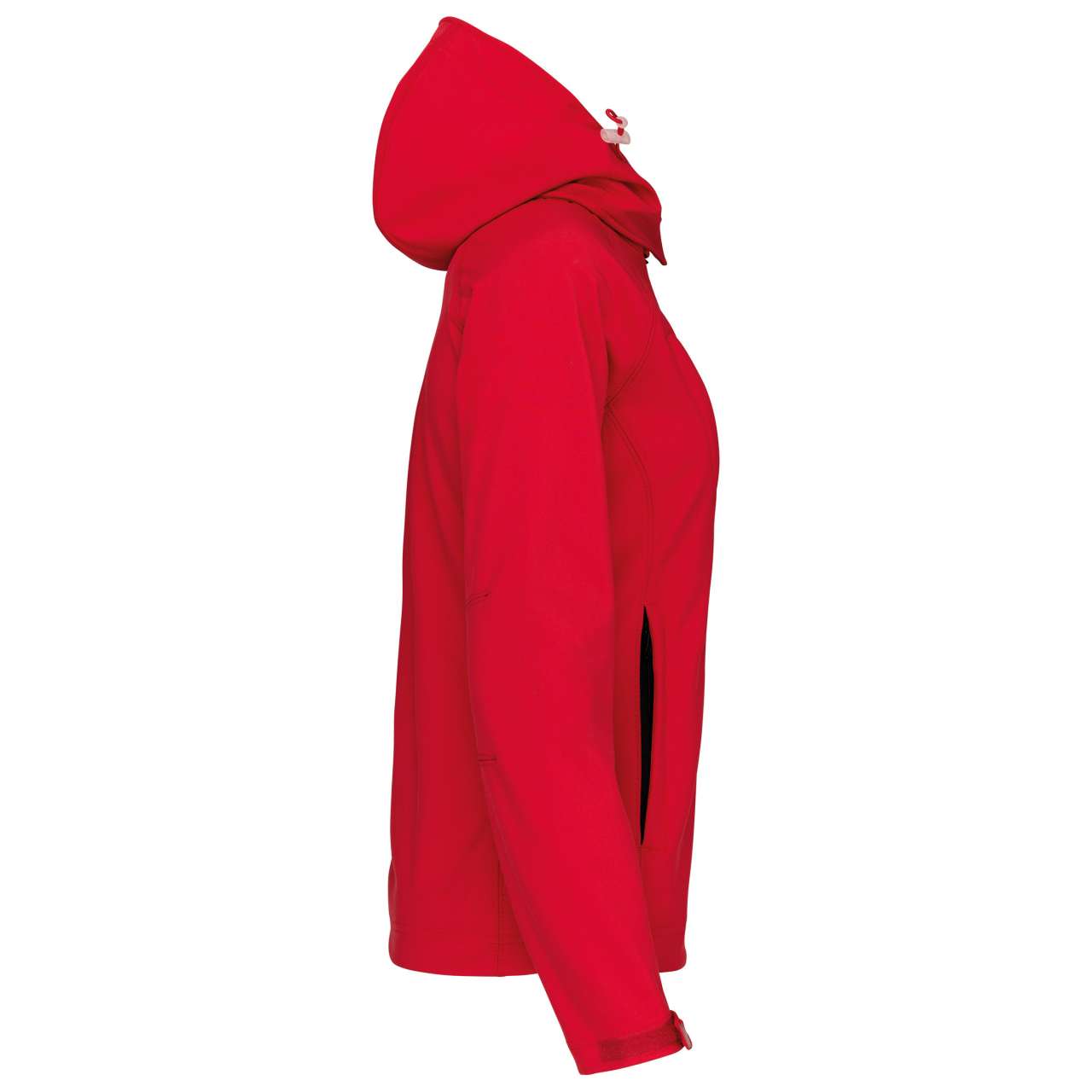 LADIES' DETACHABLE HOODED SOFTSHELL JACKET - Image 2