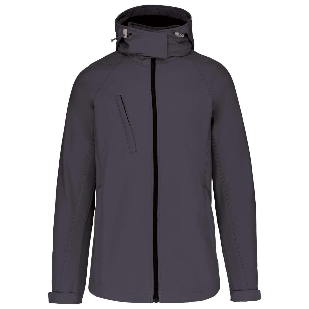 LADIES' DETACHABLE HOODED SOFTSHELL JACKET - Image 8