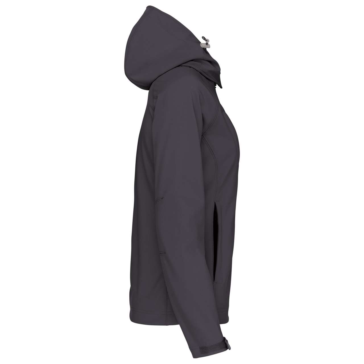 LADIES' DETACHABLE HOODED SOFTSHELL JACKET - Image 7