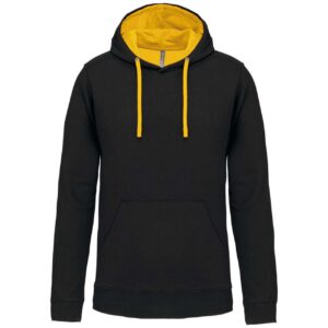 MEN'S CONTRAST HOODED SWEATSHIRT - Image 2