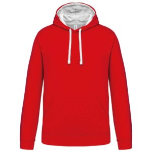 MEN'S CONTRAST HOODED SWEATSHIRT