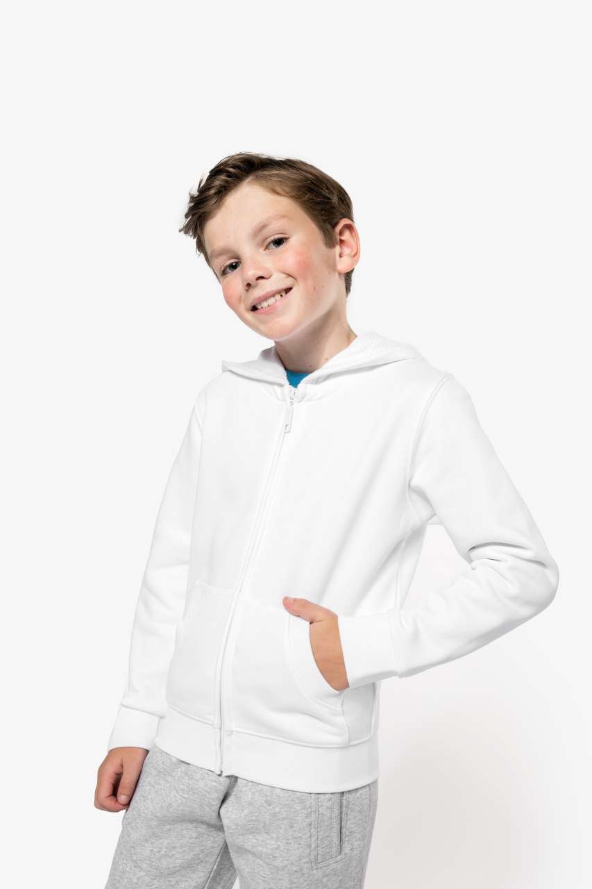KIDS FULL ZIP HOODED SWEATSHIRT - Image 4