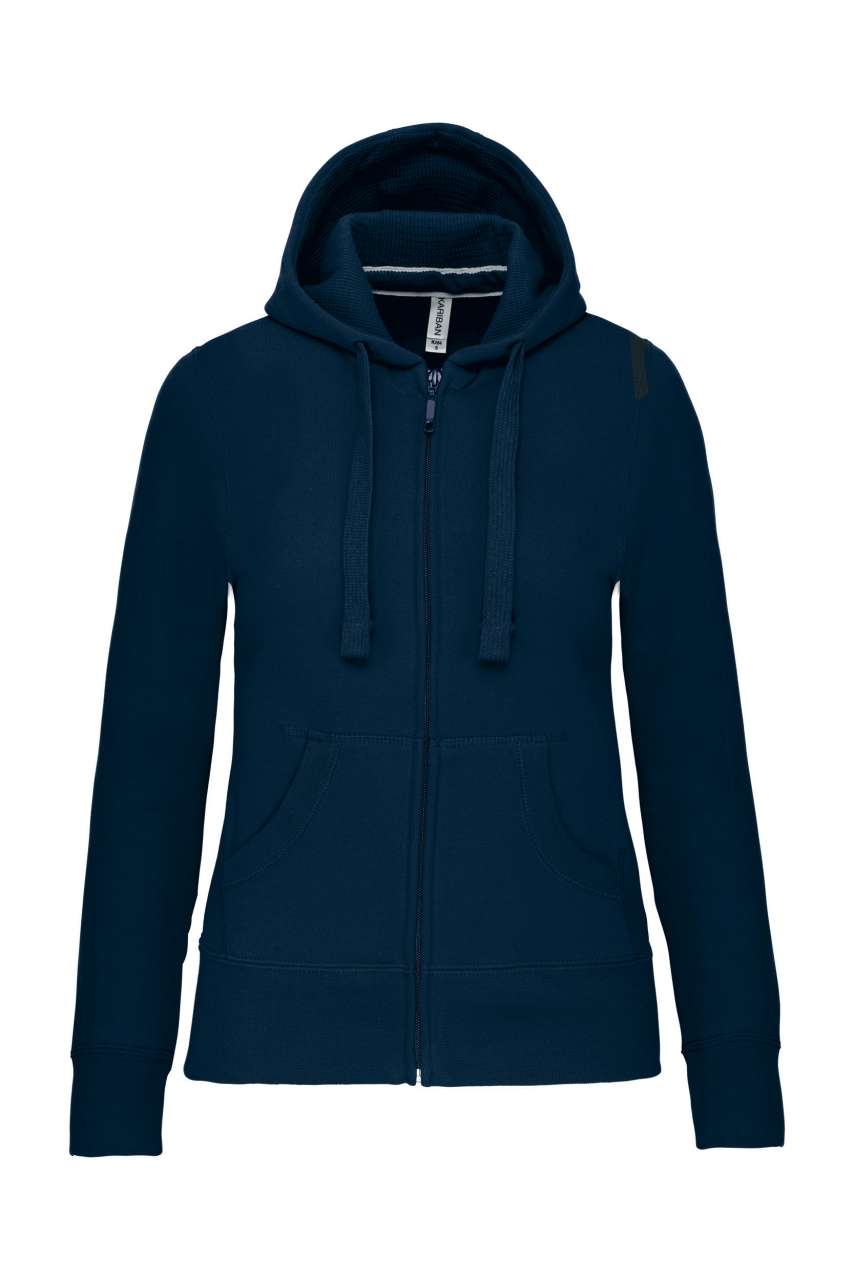 LADIES' FULL ZIP HOODED SWEATSHIRT - Image 4