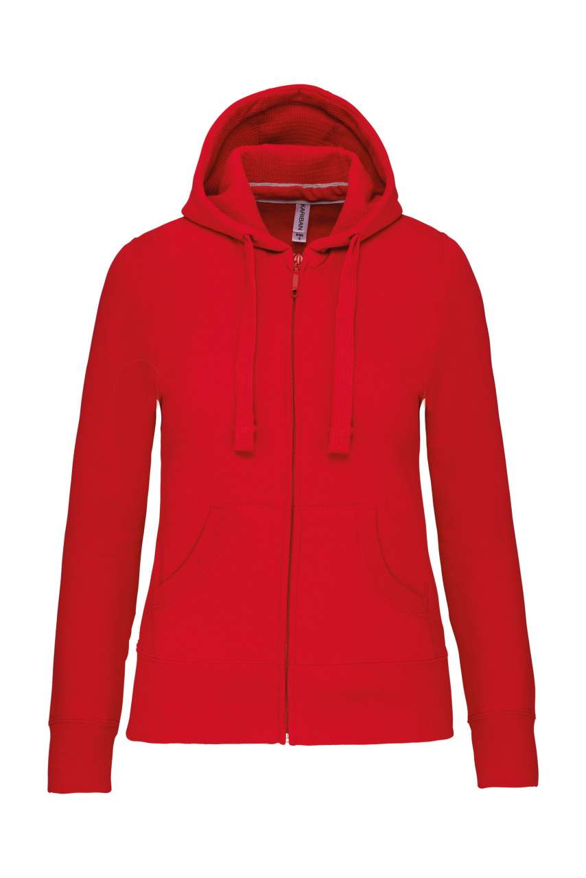 LADIES' FULL ZIP HOODED SWEATSHIRT - Image 3