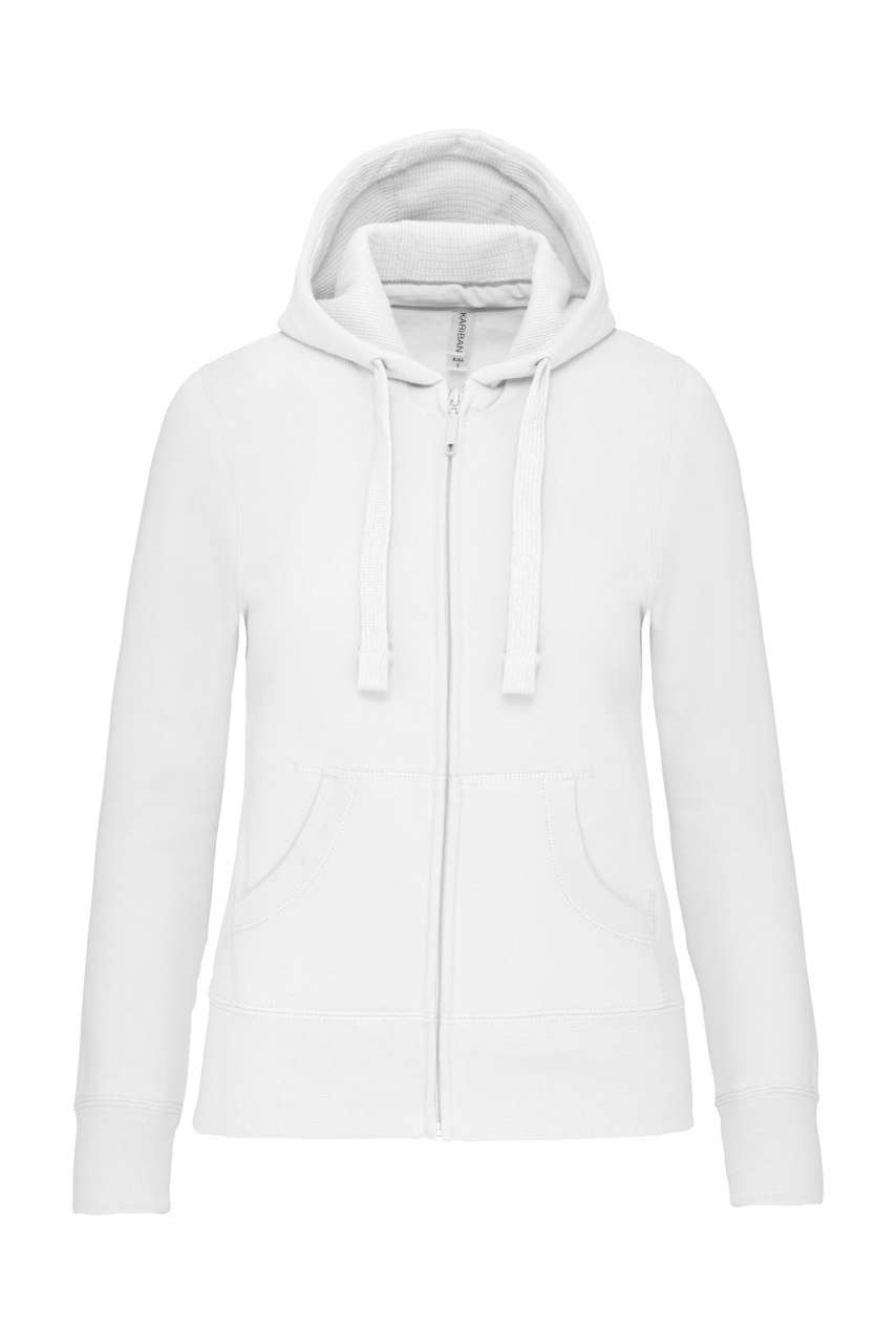 LADIES' FULL ZIP HOODED SWEATSHIRT - Image 2