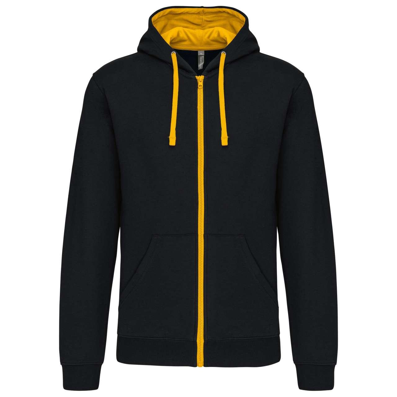 MEN'S CONTRAST HOODED FULL ZIP SWEATSHIRT - Image 15