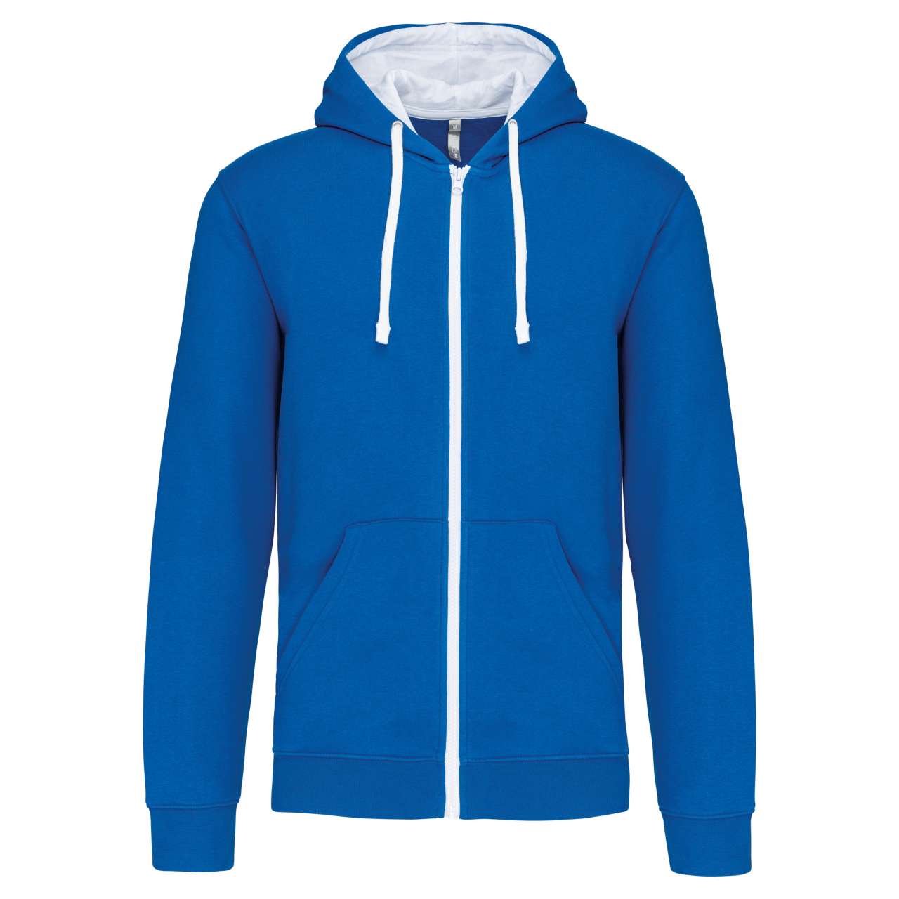 MEN'S CONTRAST HOODED FULL ZIP SWEATSHIRT - Image 12