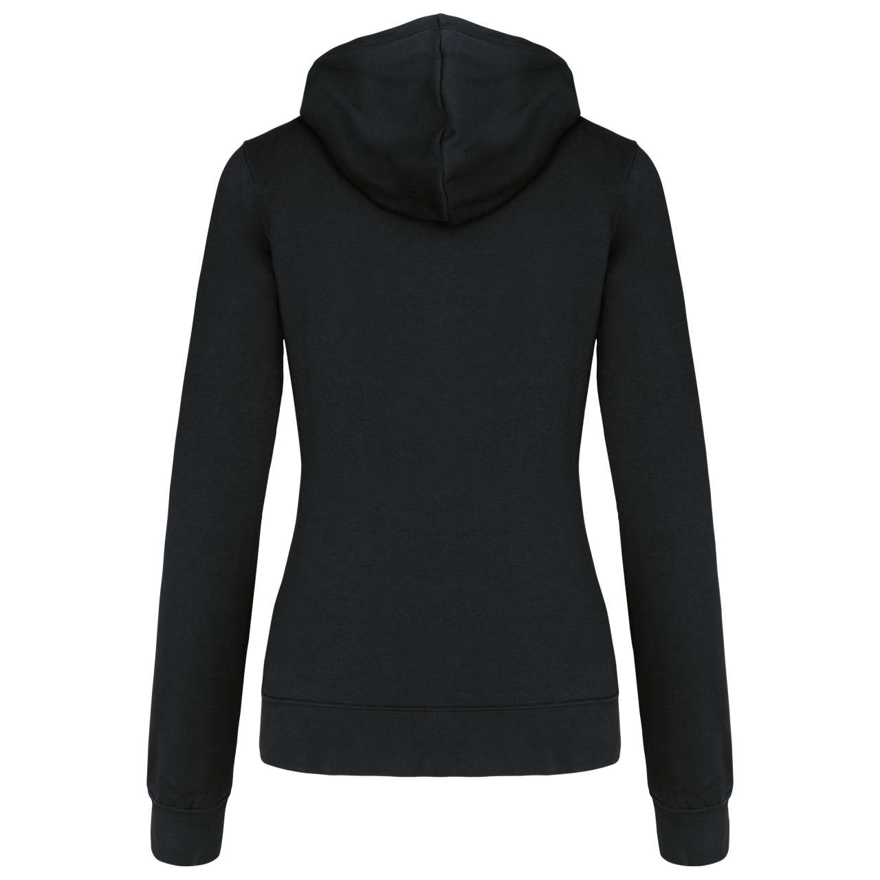 LADIES’ CONTRAST HOODED FULL ZIP SWEATSHIRT - Image 6