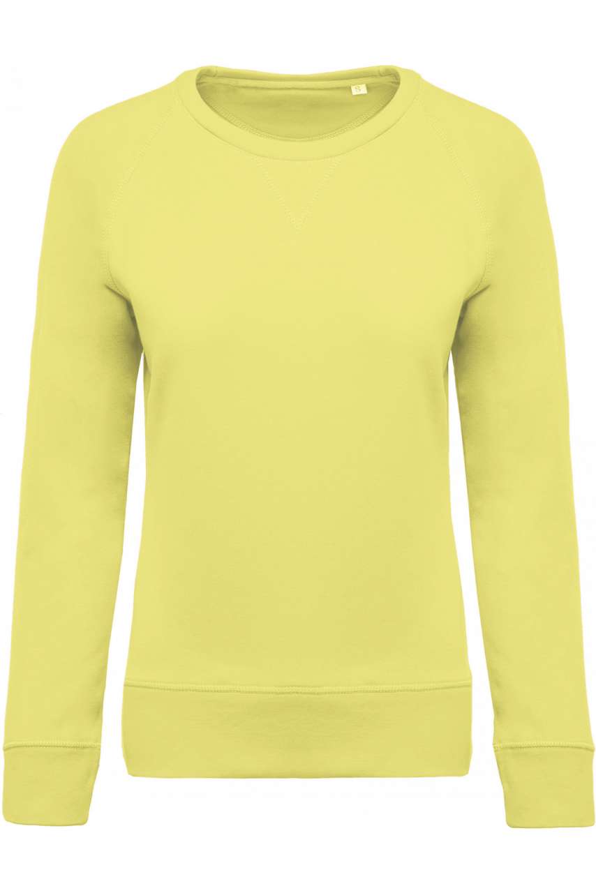 LADIES’ ORGANIC COTTON CREW NECK RAGLAN SLEEVE SWEATSHIRT - Image 5