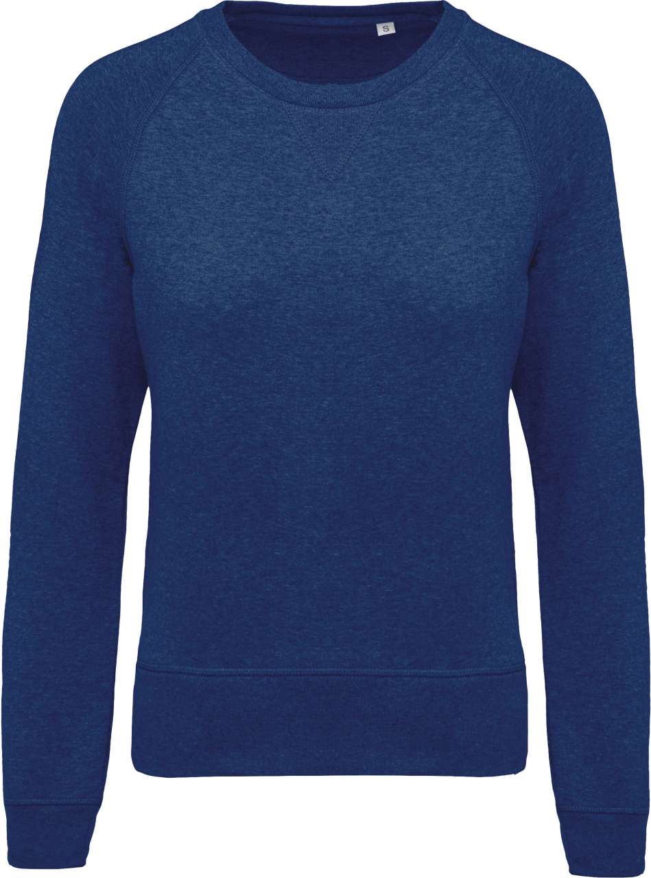 LADIES’ ORGANIC COTTON CREW NECK RAGLAN SLEEVE SWEATSHIRT - Image 14
