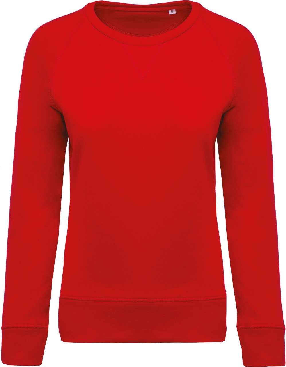 LADIES’ ORGANIC COTTON CREW NECK RAGLAN SLEEVE SWEATSHIRT - Image 7