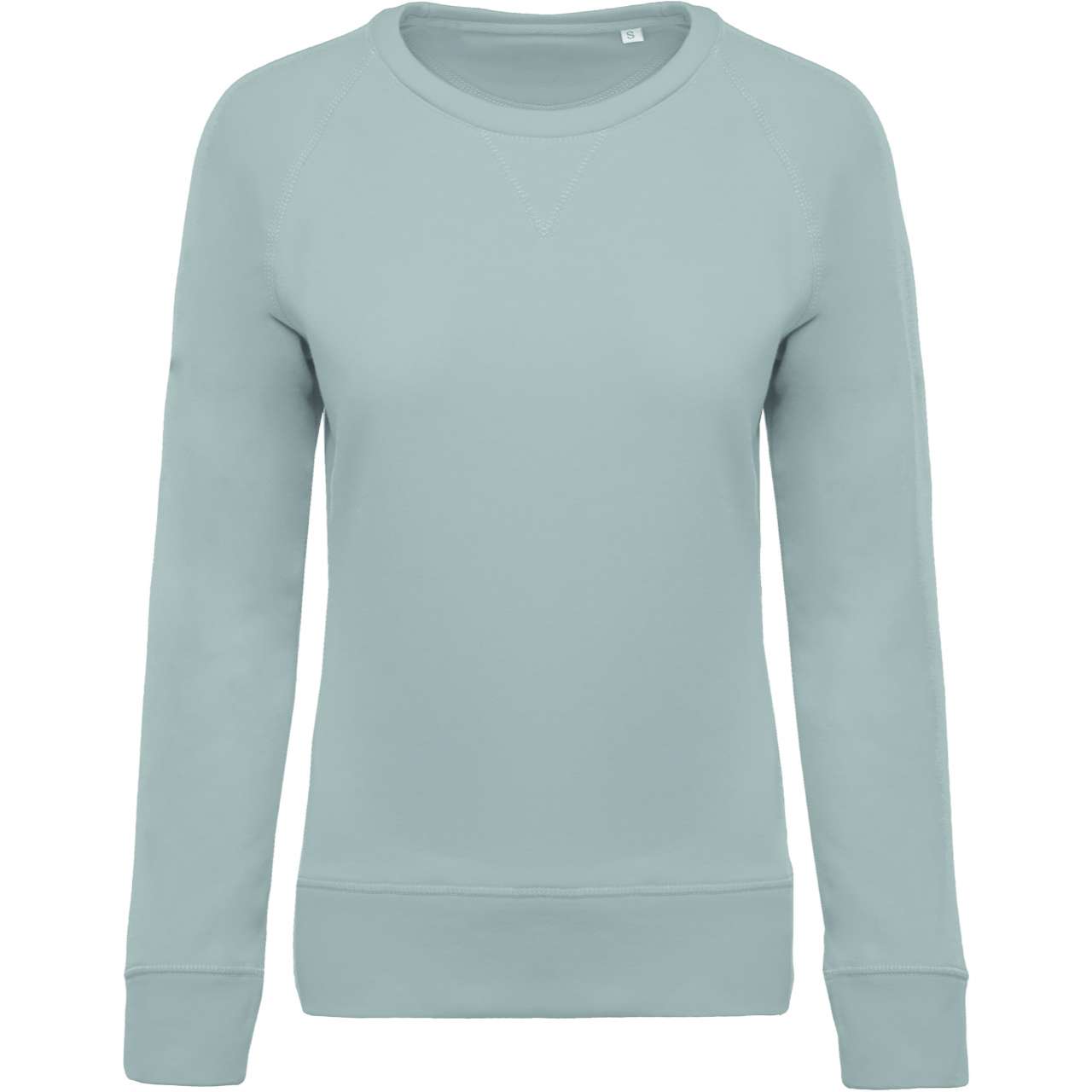 LADIES’ ORGANIC COTTON CREW NECK RAGLAN SLEEVE SWEATSHIRT - Image 6