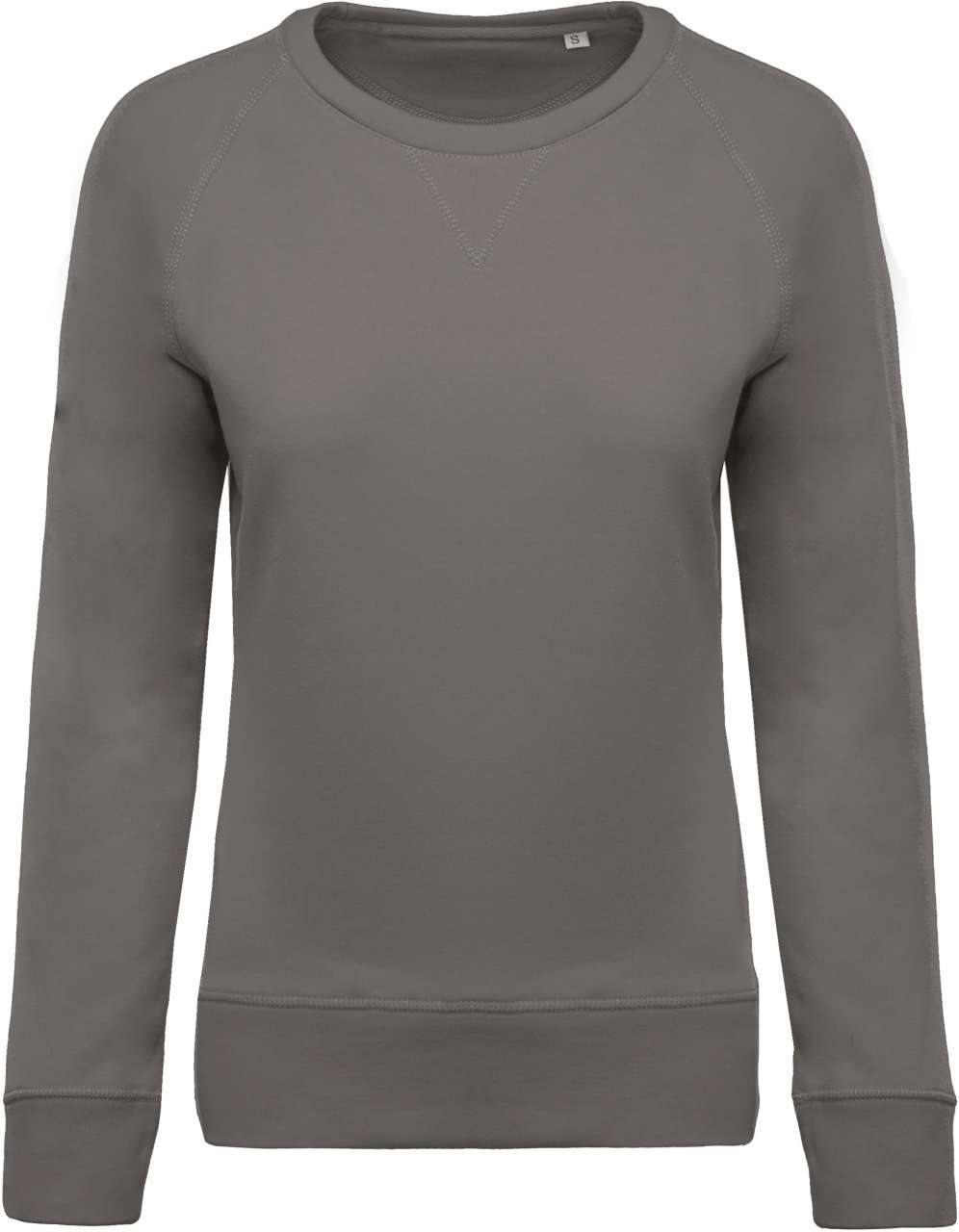 LADIES’ ORGANIC COTTON CREW NECK RAGLAN SLEEVE SWEATSHIRT - Image 8