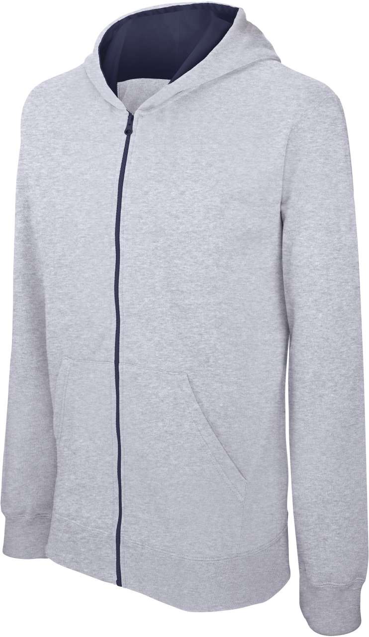 KIDS' FULL ZIP HOODED SWEATSHIRT - Image 2