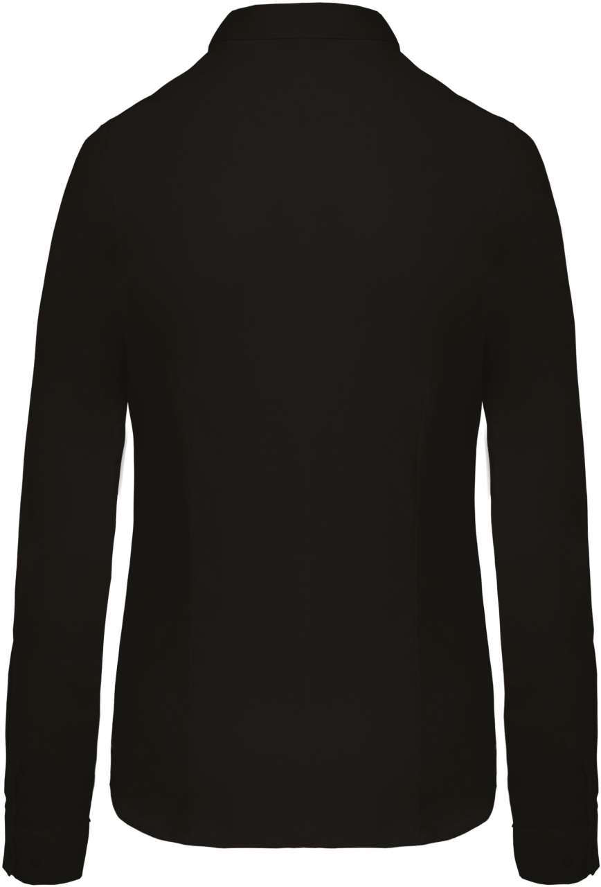 LADIES’ LONG-SLEEVED COTTON POPLIN SHIRT - Image 7