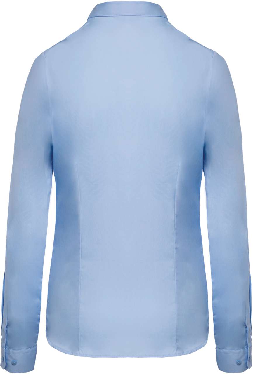 LADIES’ LONG-SLEEVED COTTON POPLIN SHIRT - Image 10