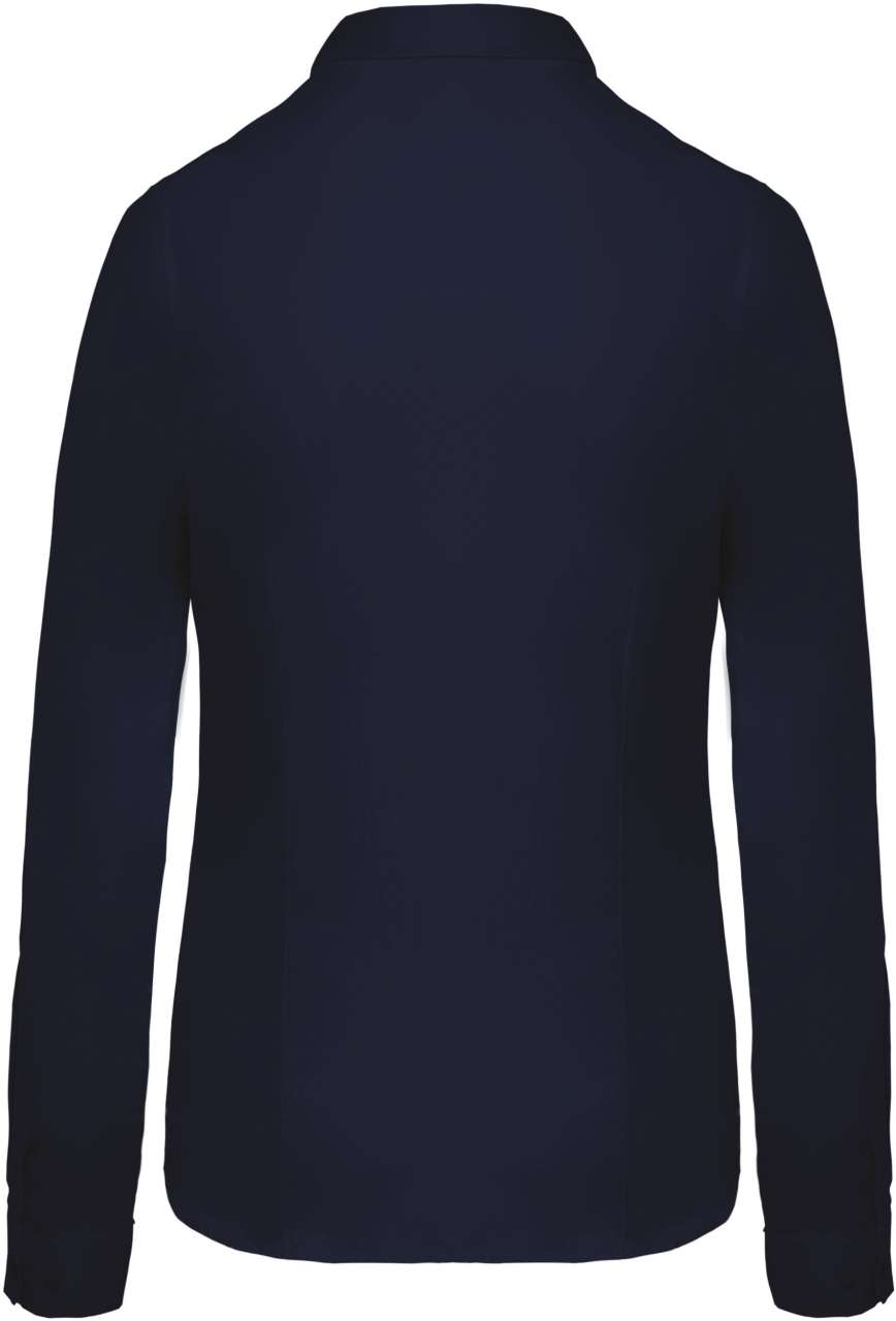 LADIES’ LONG-SLEEVED COTTON POPLIN SHIRT - Image 16