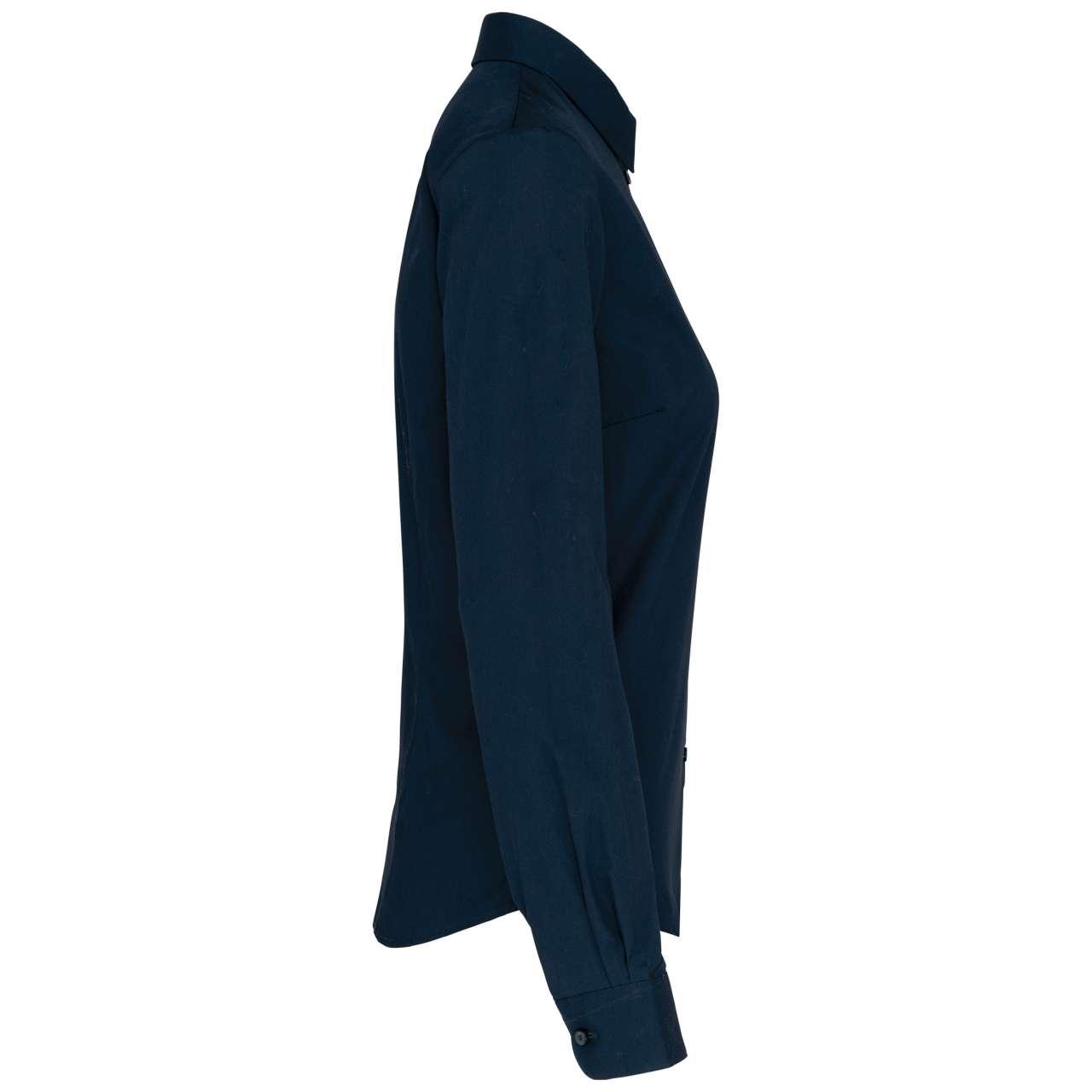 LADIES’ LONG-SLEEVED COTTON POPLIN SHIRT - Image 14