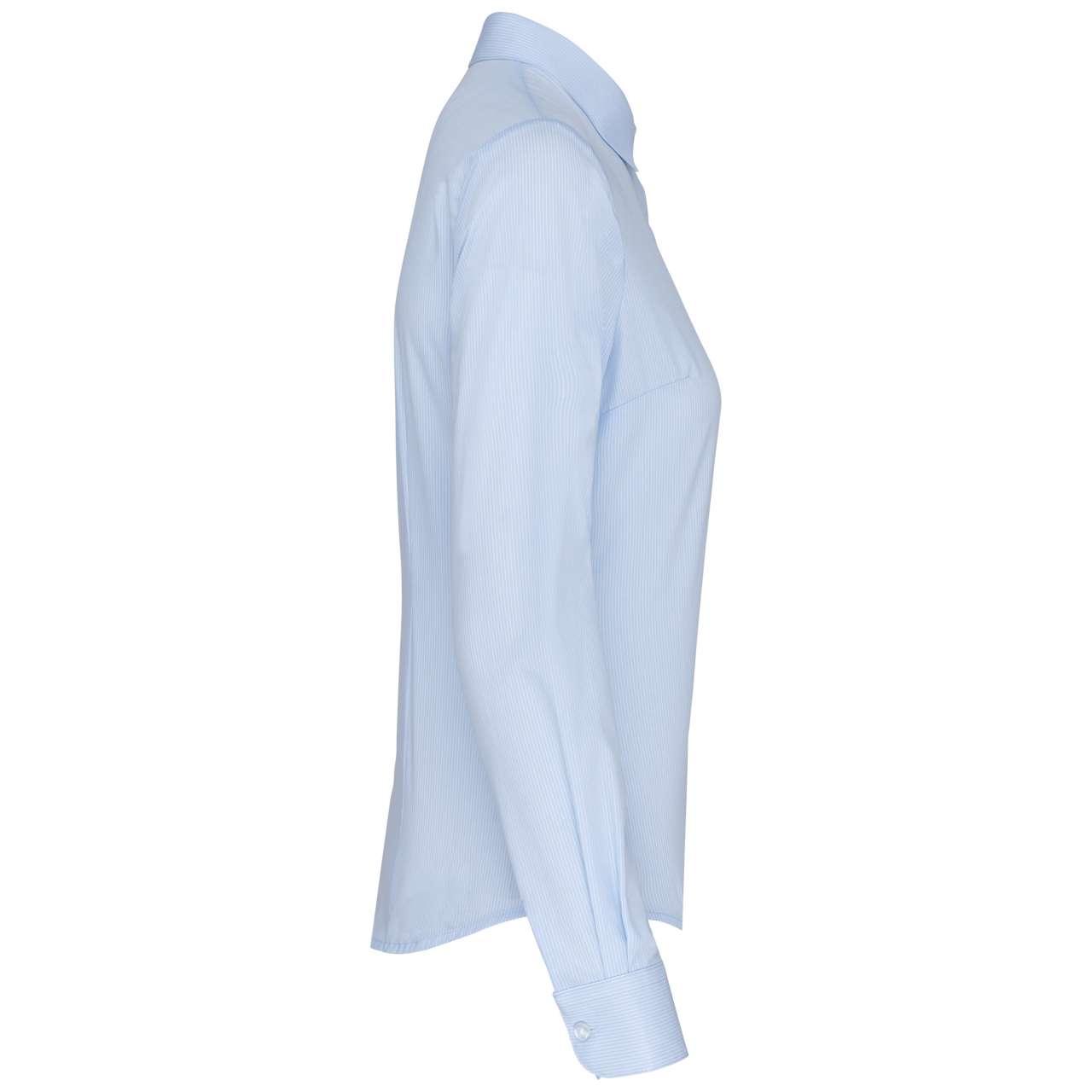 LADIES’ LONG-SLEEVED COTTON POPLIN SHIRT - Image 6