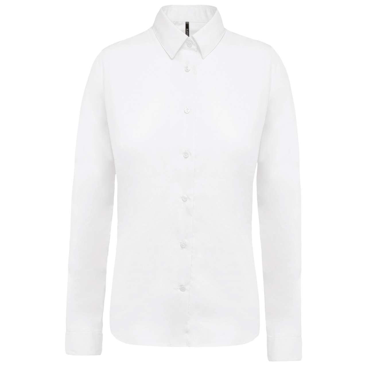 LADIES’ LONG-SLEEVED COTTON POPLIN SHIRT - Image 9