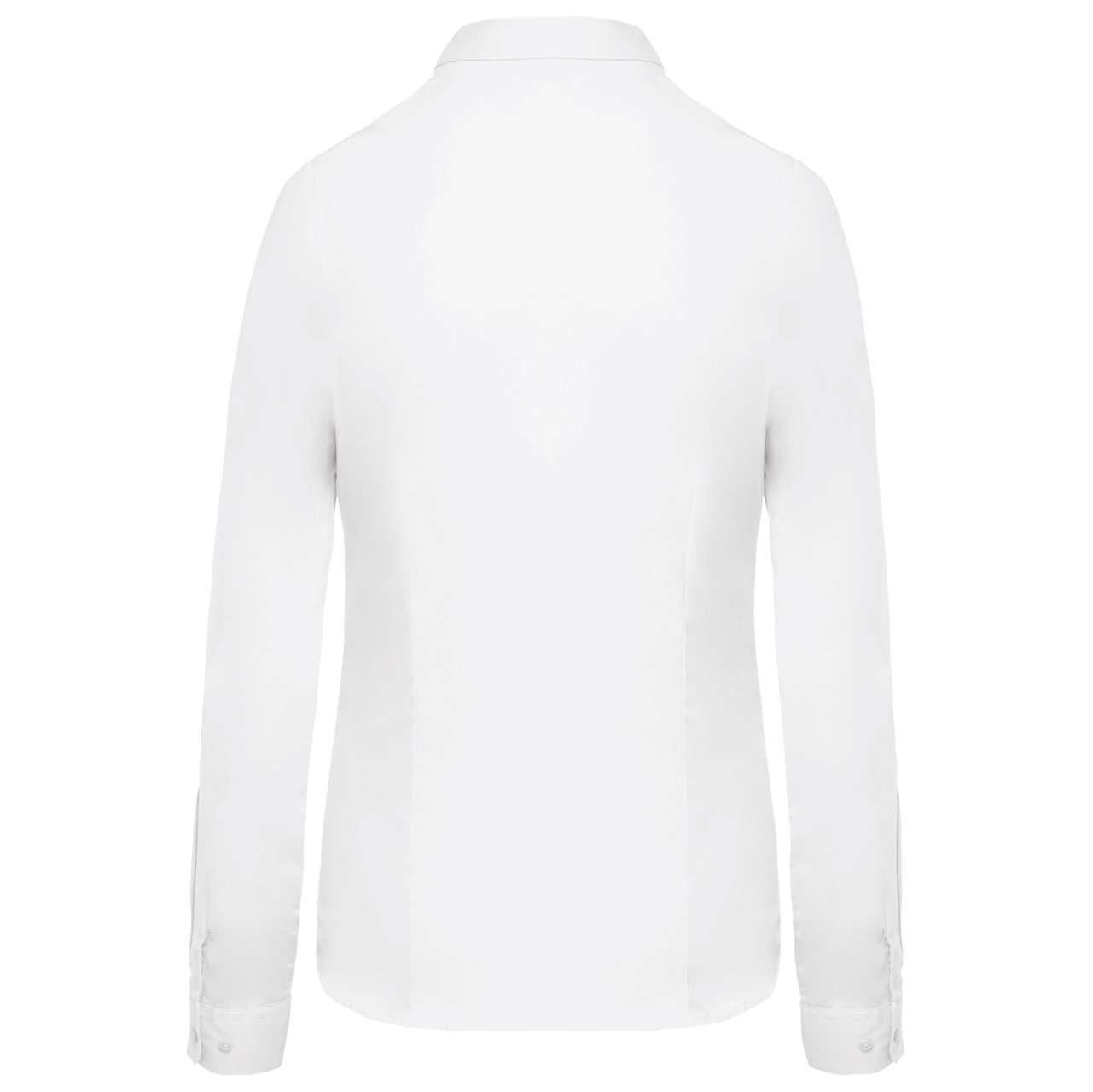 LADIES’ LONG-SLEEVED COTTON POPLIN SHIRT - Image 4