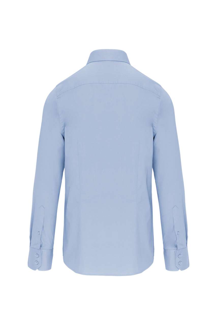LONG-SLEEVED COTTON/ELASTANE SHIRT - Image 11