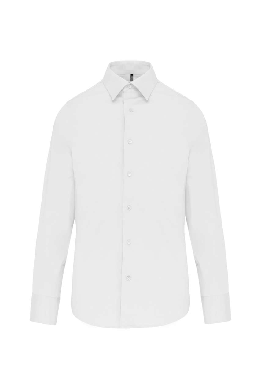 LONG-SLEEVED COTTON/ELASTANE SHIRT - Image 8